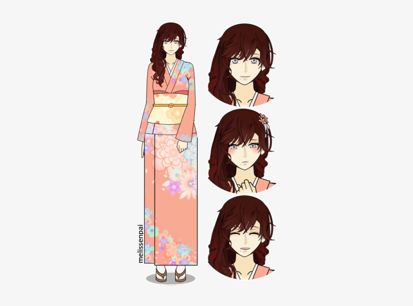 I Made A Ref Of My Dear Friend's Oc/mc Aiko Bc She's - Cartoon, transparent png