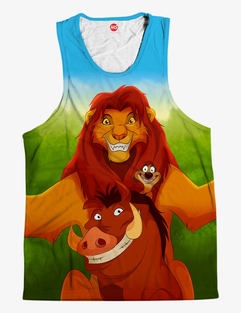 Hakuna Matata Tank Top - Lion King Selfie, transparent png