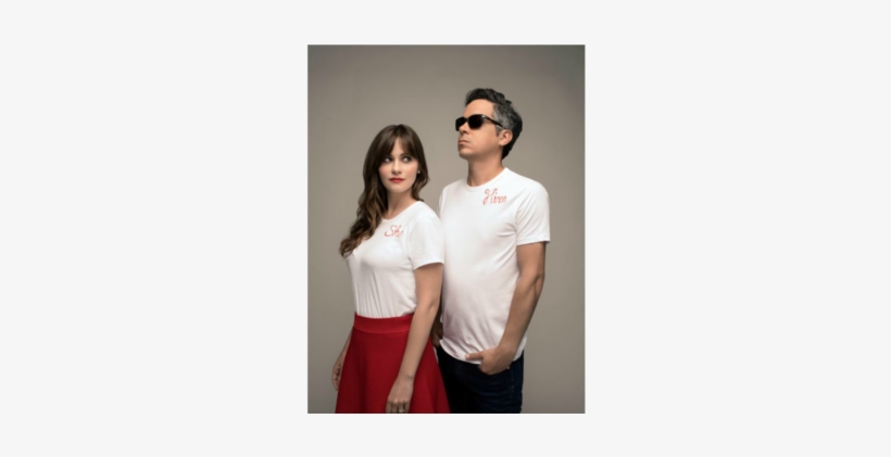 Zooey Deschanel With She & Him Partner M - Zooey Deschanel, transparent png