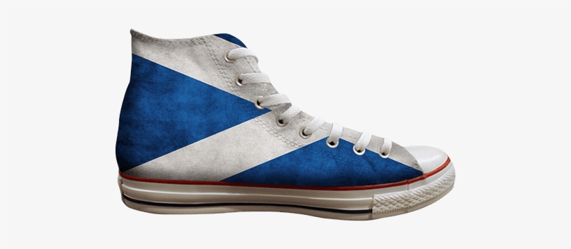 Ct All Star Hi Top Scottish Flag - American Flag Custom Converse, transparent png