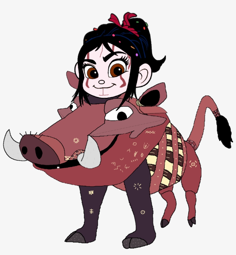 Hakuna Matata Images Vanellope Dressed As Pumbaa Hd - Pumbaa The Lion King Broadway, transparent png