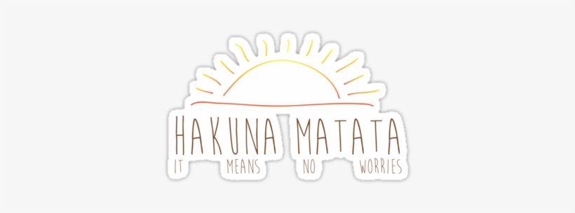 Hakuna Matata - Illustration, transparent png