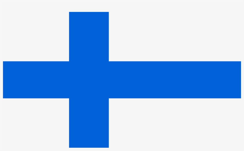 Flag Of Finland Svg Free Stock - Finland Flag Icon, transparent png