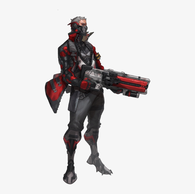 - 3 - - Reaper Concept Art Overwatch, transparent png