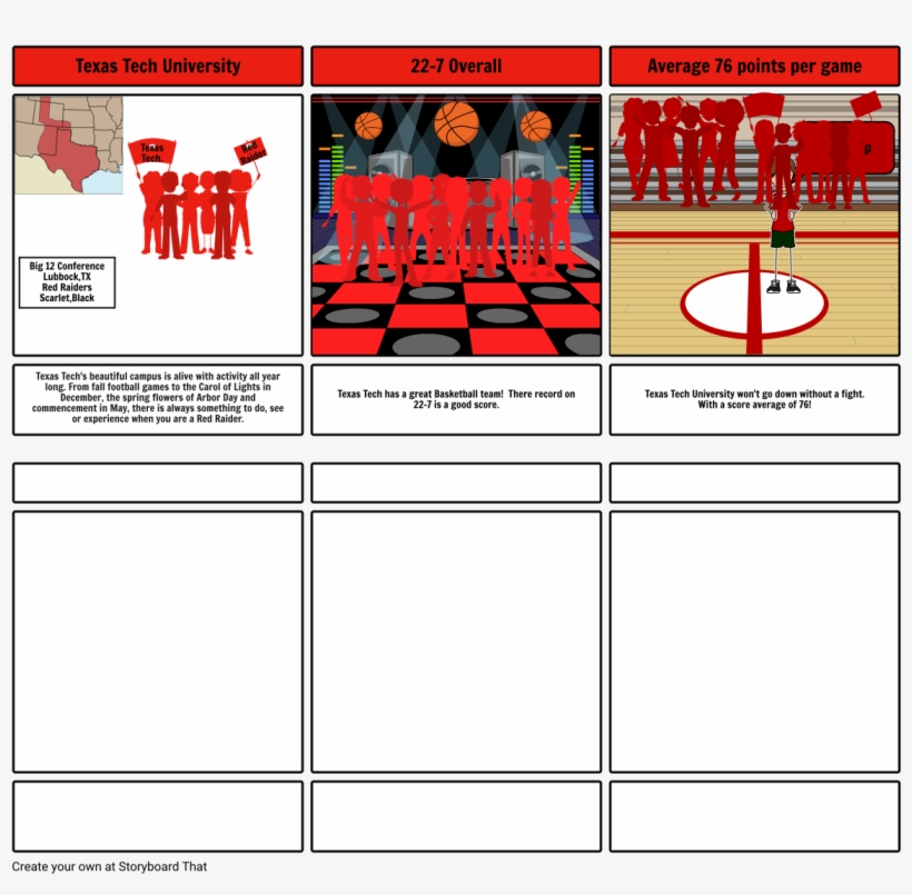 Texas Tech Storyboard - Storytelling, transparent png