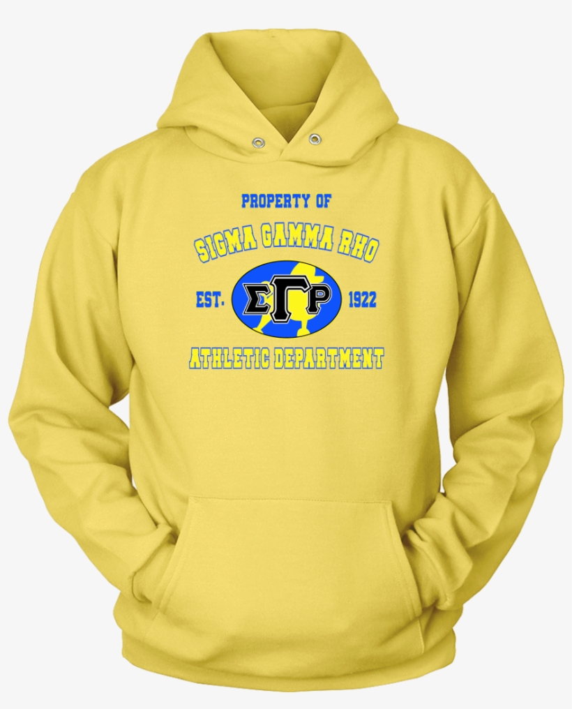 Sigma Gamma Rho Varsity Hoodie - Funny Grandma Knitting Design, transparent png
