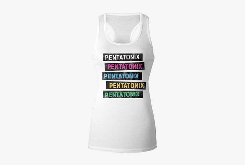 Color Block Logos Junior Tank - Pentatonix T Shirt, transparent png