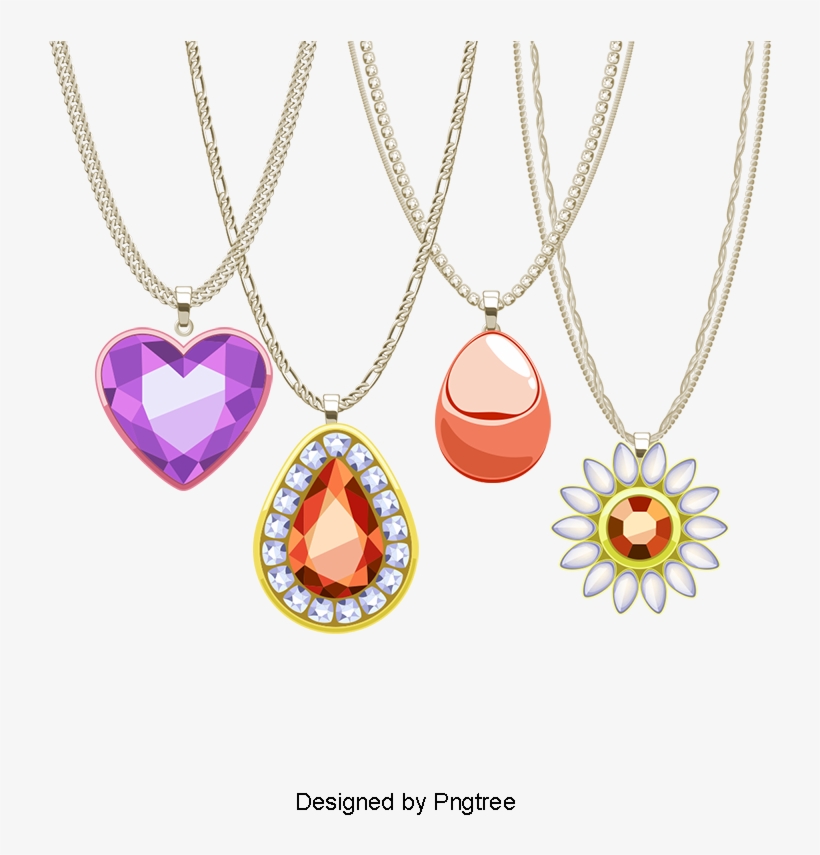 Luxo Ouro Colares De Diamantes - Necklace, transparent png