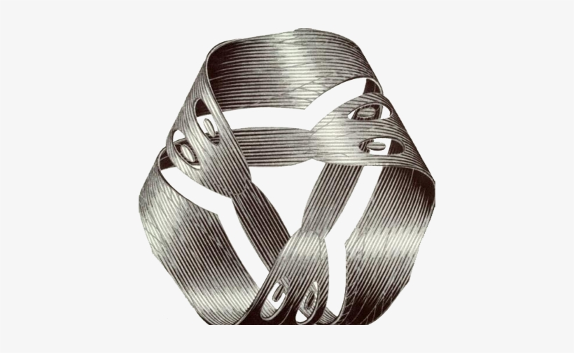 3d Optical Illusion Pictures - Escher Moebius, transparent png