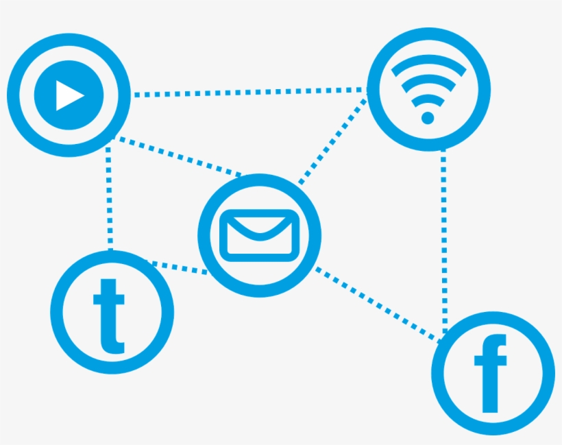 Digital Media And Society - Social Media Vector Png, transparent png