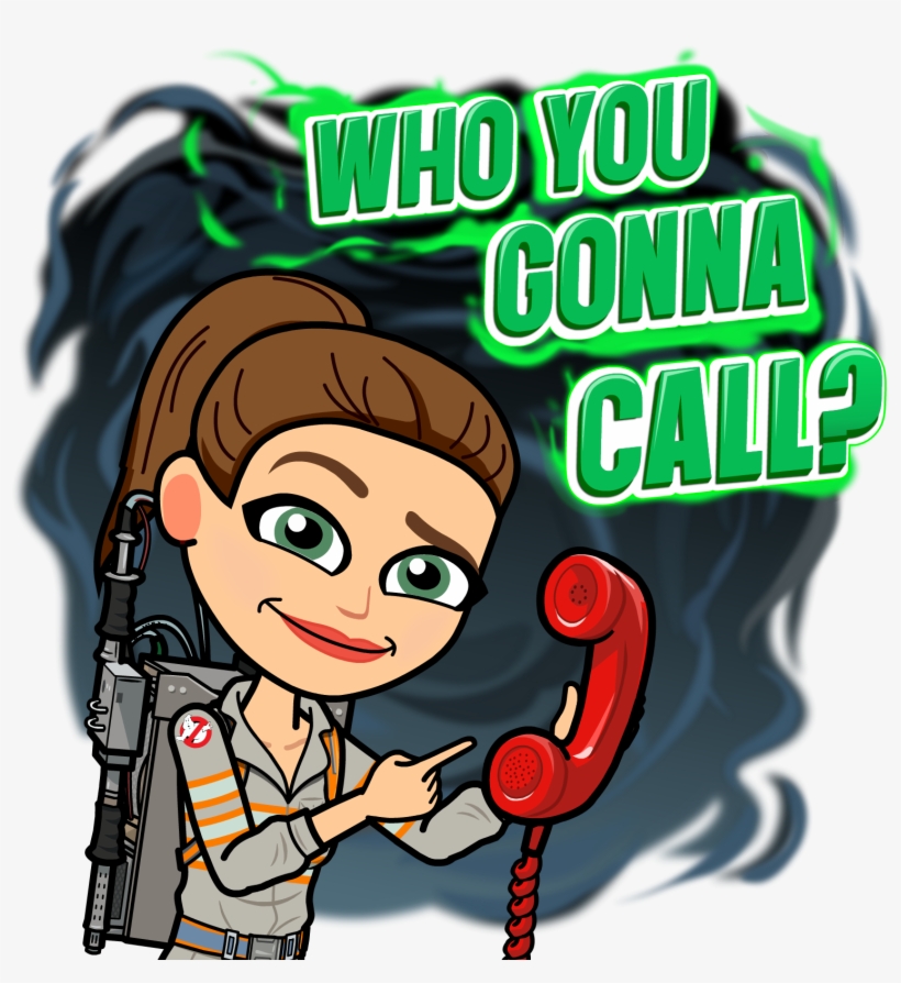 Bitmoji On Twitter - Ghostbusters Bitmoji - 1592x1592 PNG Download - PNGkit