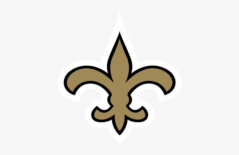 Gold And Black Saints Fleur De Lis, transparent png