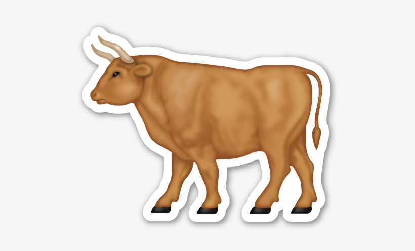 Ox - Taurus Emoji, transparent png