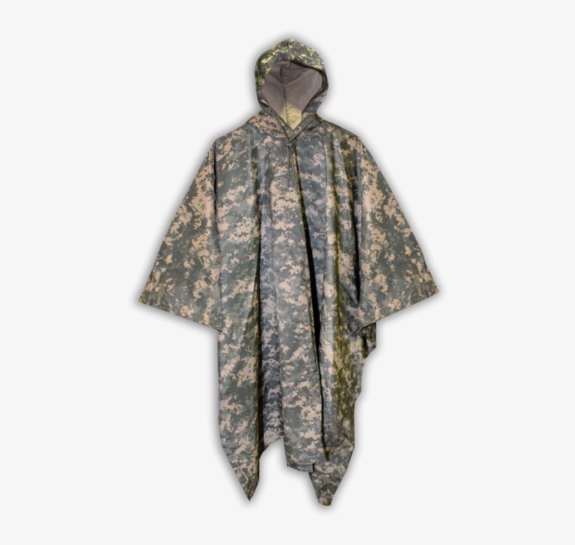 U - S - A - Reversible Poncho - Military, transparent png