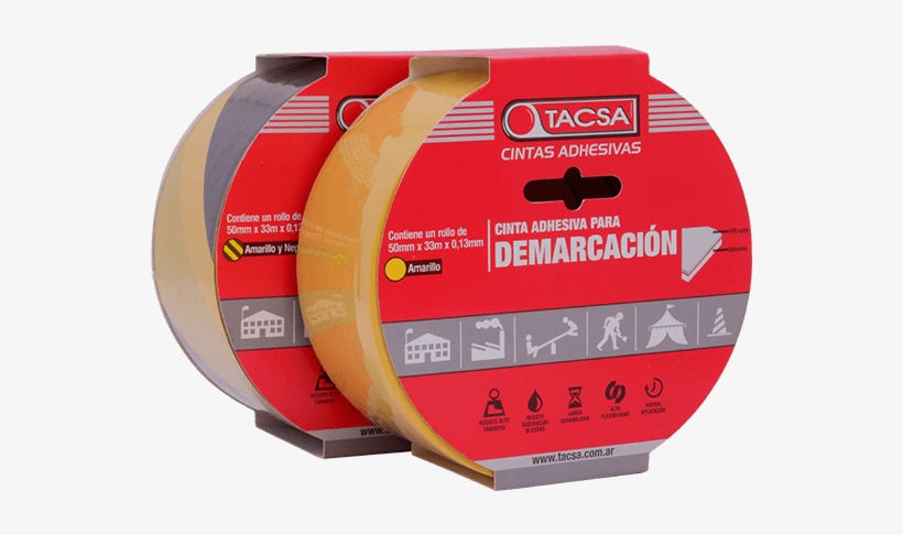 Cinta Adhesiva Para Demarcación - Tacsa, transparent png