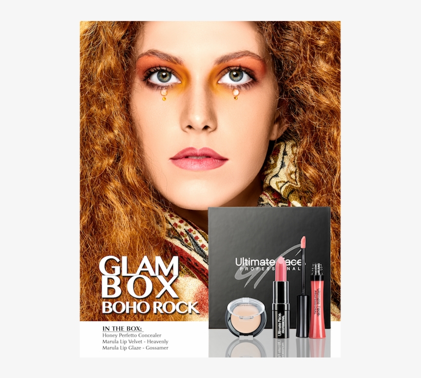 Ultimate Face® Glam Box - Eye Liner, transparent png