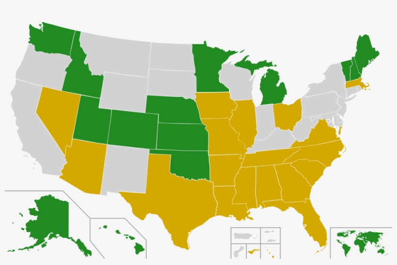 Was Derived From - Blue Map Of United States, transparent png