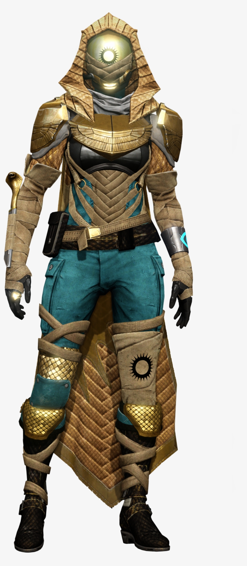 Hunter Too Idle Front - Destiny Trials Hunter Png, transparent png