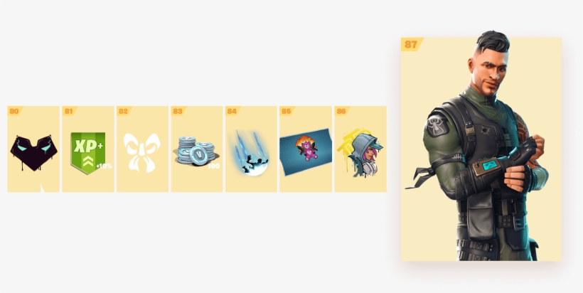 { "messages" - Fortnite Squad Leader Season 4, transparent png