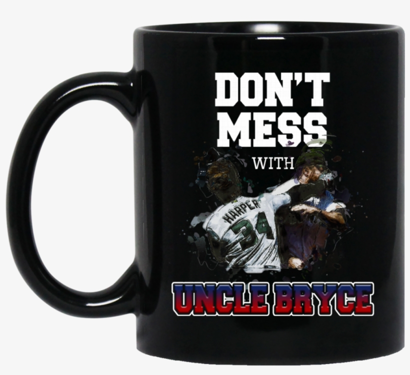 Washington Nationals Bryce Harper Mug Don't Mess With - Don't Curl In The Squat Rack T-shirt: Funny T-shirt, transparent png