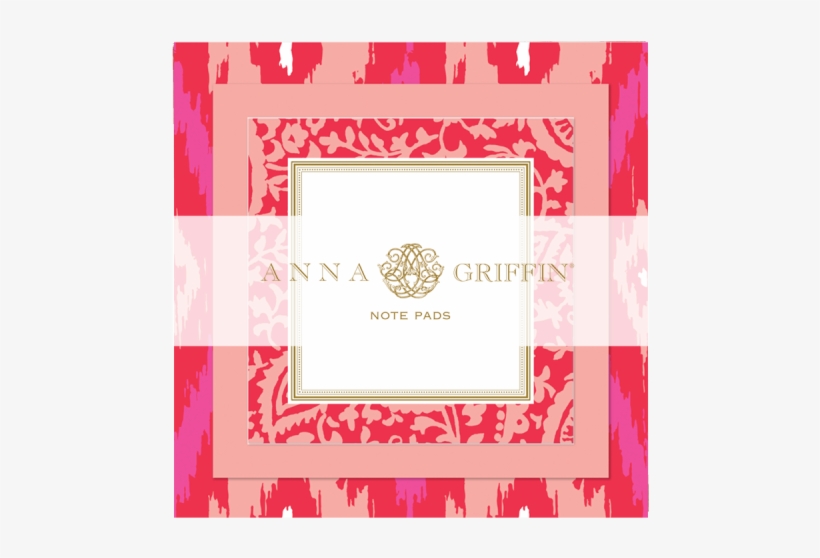 Pink Ikat Triple Note Pad - Colorfulness, transparent png