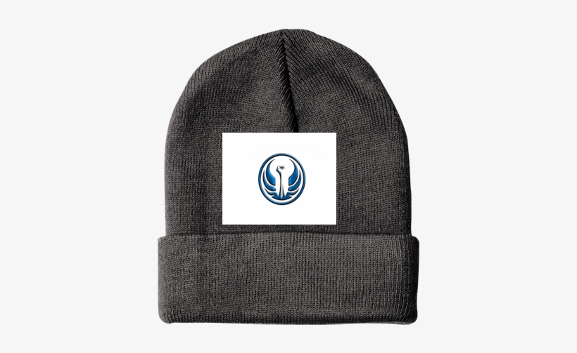 Fold Up Cuff Beanie - Jedi Symbol, transparent png