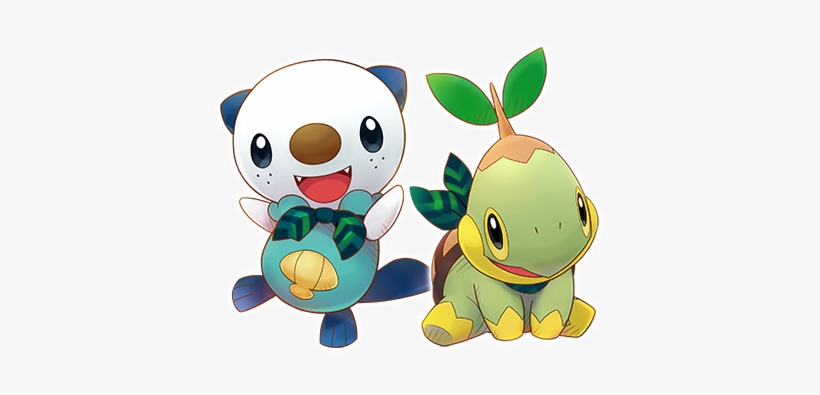 Oshawatt & Turtwig - Pokemon Super Mystery Dungeon Oshawott, transparent png