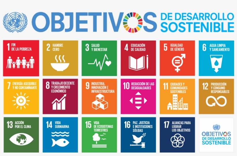 E 2018 Ods Poster With Un Emblem Es - Global Goals, transparent png