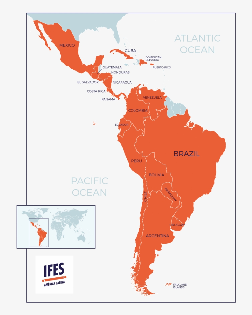 Compa Mexico - Camp - Latin America Map, transparent png