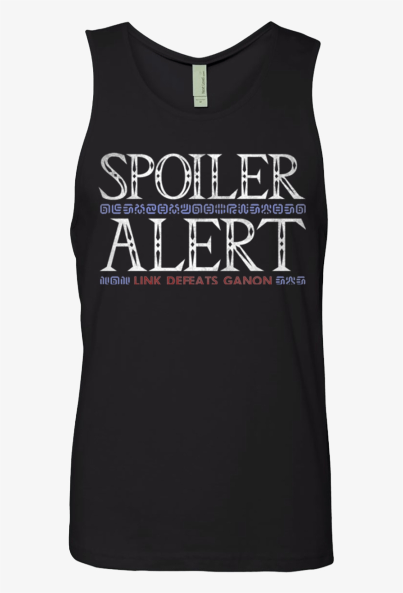 Spoiler Alert Link Defeats Ganon Men's Premium Tank - Shirt, transparent png