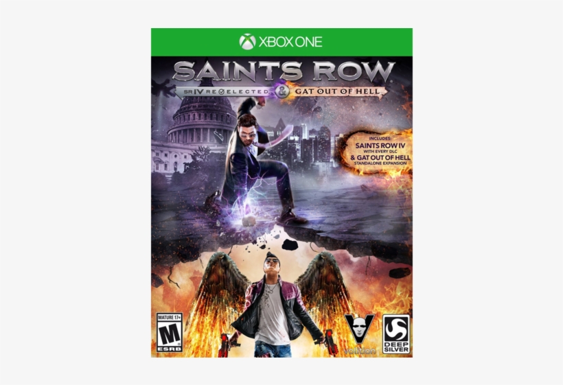 Xbox One Saints Row Iv - Saints Row Iv: Re-elected - Gat Out, transparent png