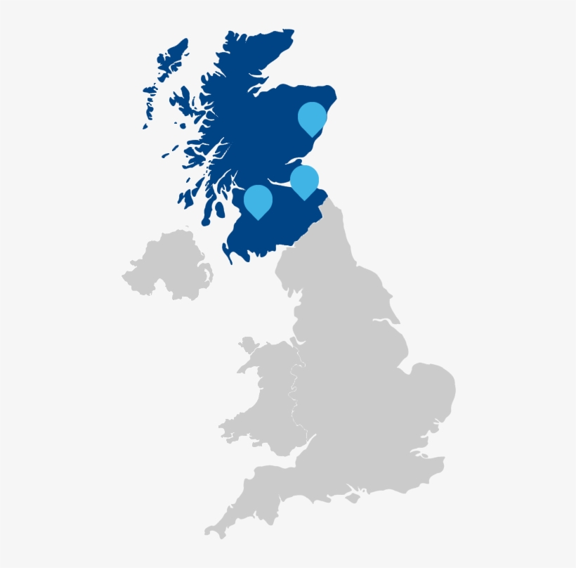 Scotland Map - Great Britain Map Silhouette, transparent png
