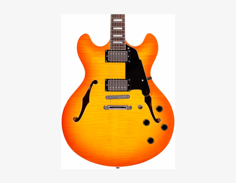 D'angelico Premier Series Dc With Stop Tail Piece Hollowbody - D Angelico Premier Dc, transparent png
