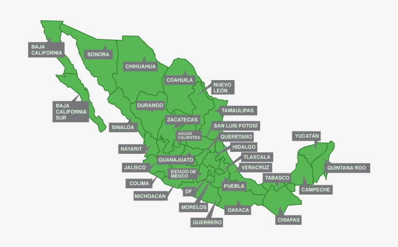 Mexico - Mexico Map, transparent png