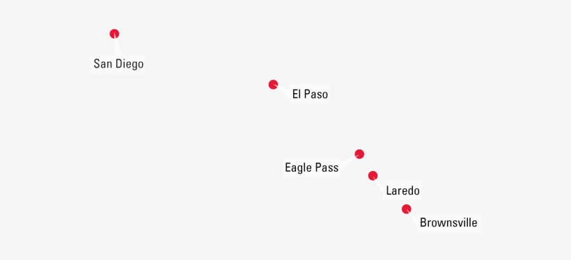 Bnsf Mexico Interactive Network Map Bnsf Mexico Network - Carmine, transparent png