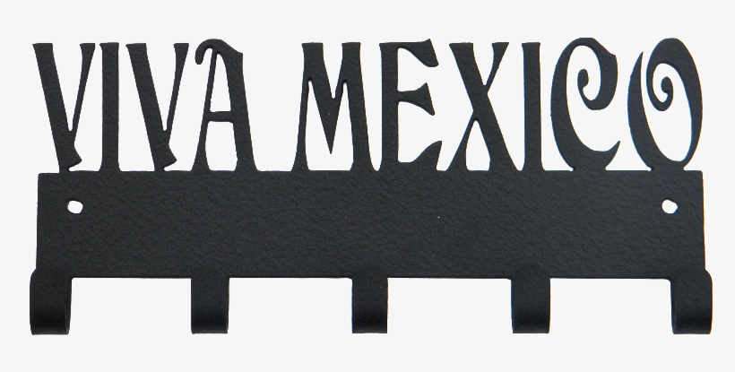 Viva Mexico Black 5 Hook Medal Display Hanger - Viva Mexico Png White, transparent png