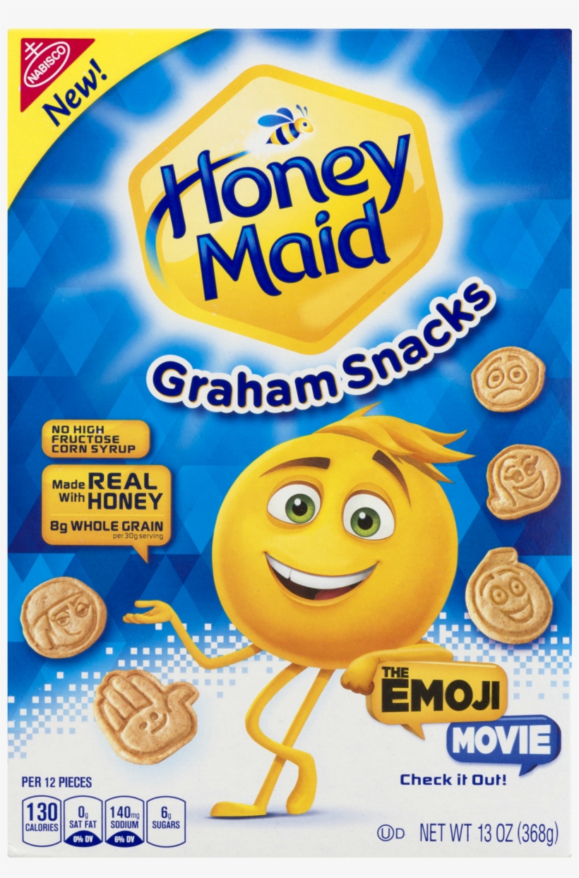 Honey Maid Graham Snacks The Emoji Movie, - Emoji Movie Graham Crackers, transparent png