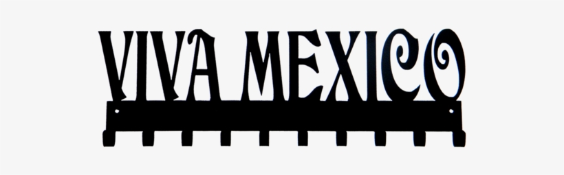 Viva Mexico Black 10 Hook Medal Display Hanger - Imagenes Png Viva Mexico, transparent png