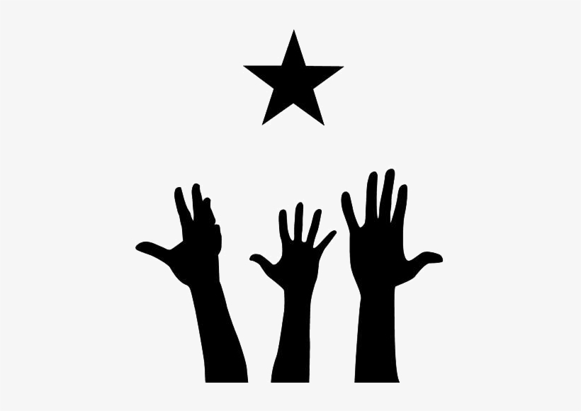 Mfa Logo Black Hands Only - Aids Project For School, transparent png