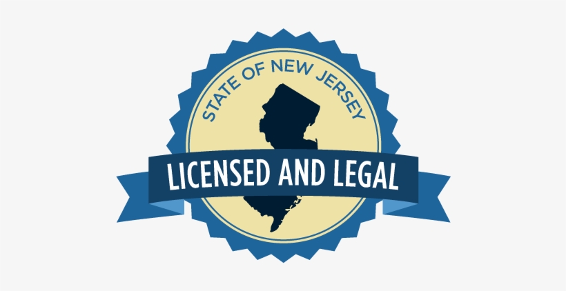 Nj Licensed And Legal - New Jersey, transparent png
