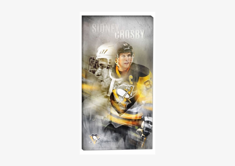 Pittsburgh Penguins Sidney Crosby Frameworth 14x28, transparent png