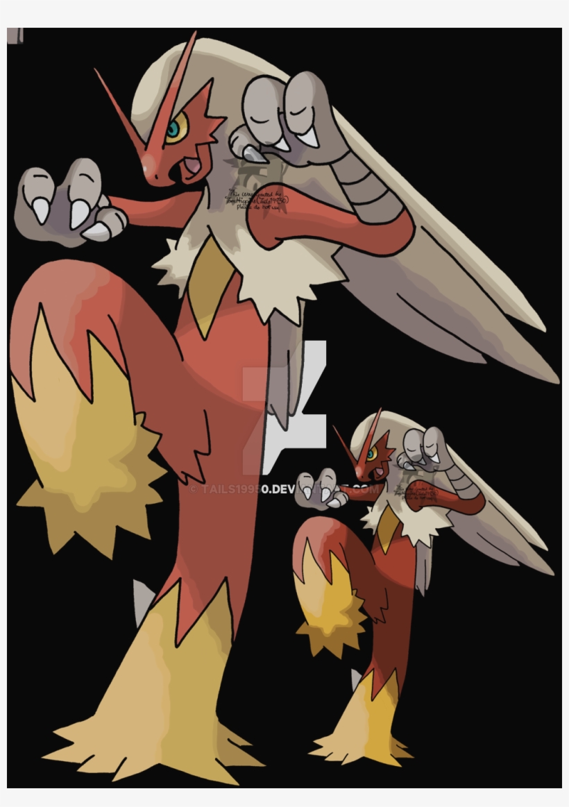 257 Blaziken Clipart - Cartoon, transparent png