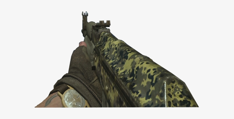 Ak-47 Flecktarn Bo2 - Flecktarn Camo Black Ops 2, transparent png