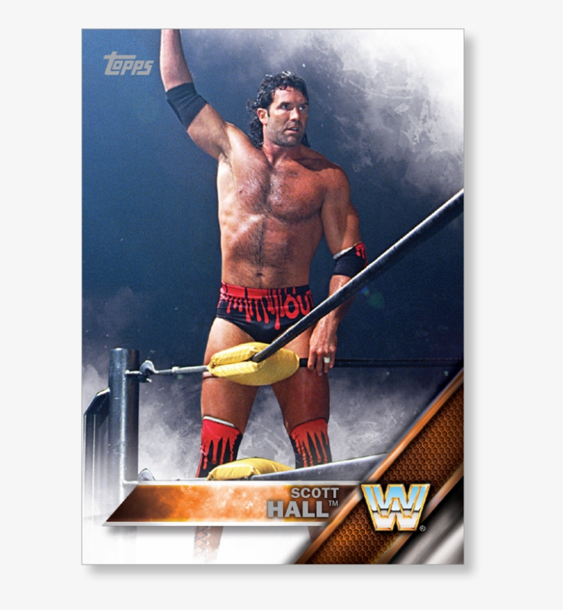 2016 Topps Wwe Scott Hall - 2016 Topps Wwe Base Cards Topps, transparent png