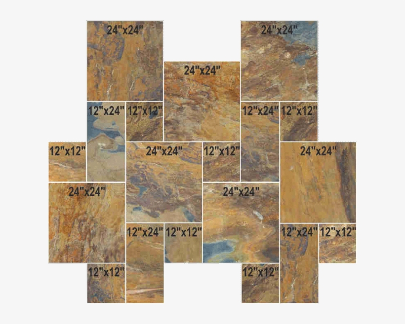Pavers California Gold Random Pattern Cut Face Dimensional - Tile, transparent png