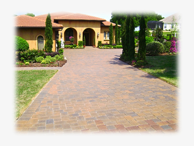 North Florida Home That Had The Driveway Pavers Cleaned - Florida, transparent png