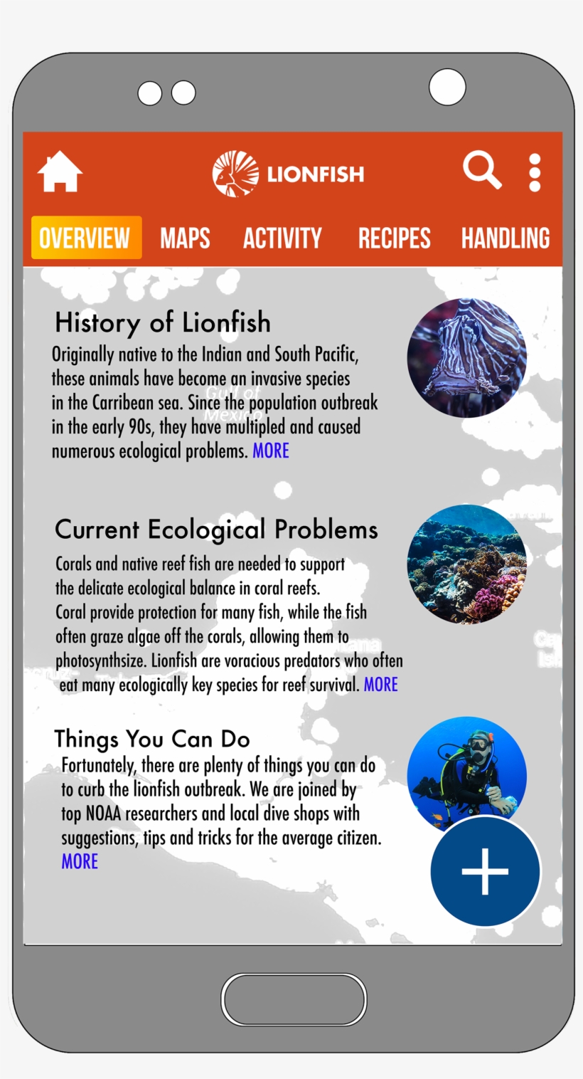 Lionfish App Screens - Lionfish, transparent png