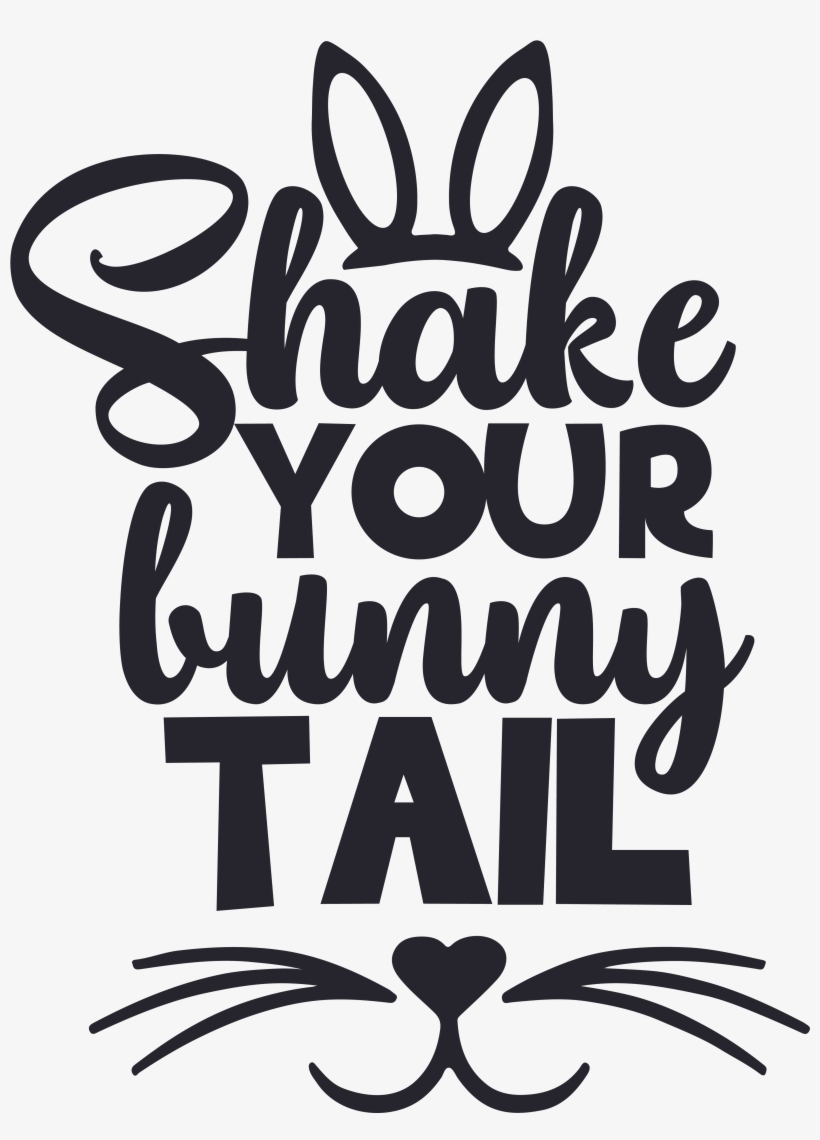Shake You Bunny Tail - Illustration, transparent png