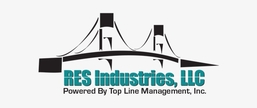 Res Industries Powered By Top Line Management Logo - Graphic Design, transparent png