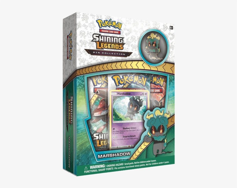Marshadow Shining Legends Pin Collection - Shining Legends Pin Collection Marshadow, transparent png